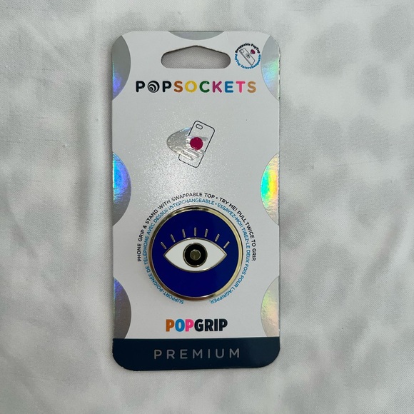 Popsockets PopGrip Premium Enamel Evil Eye - Picture 1 of 9